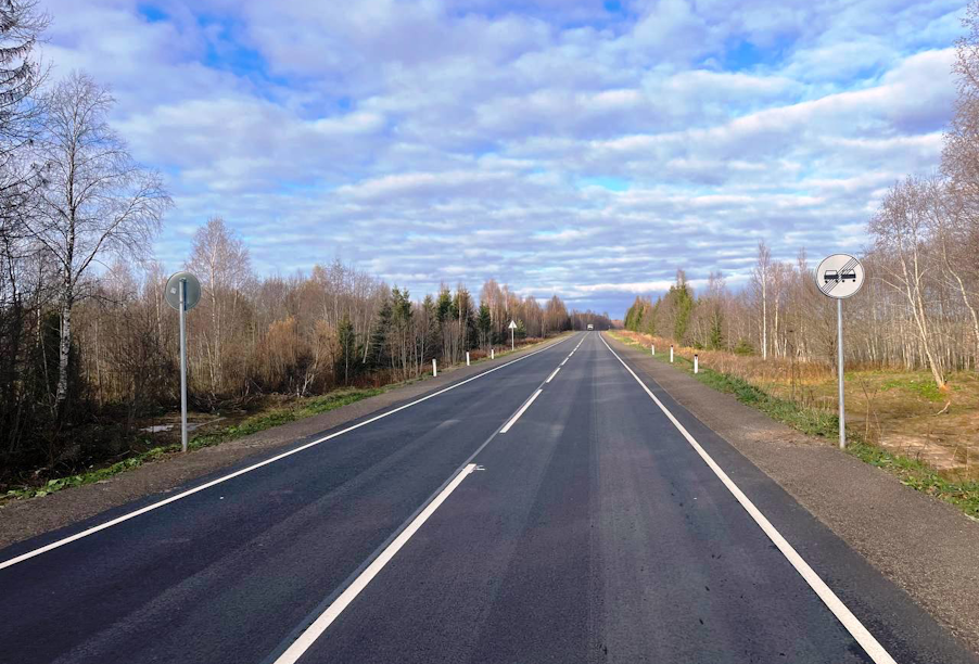В Тверской области отремонтировали 8,5 км дороги Устюжна – Сандово – Молоково – Хабоцкое